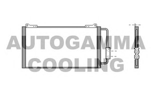 Фото Конденсатор, кондиціонер AUTOGAMMA 105024