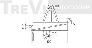 Фото Успокоитель, зубчатый ремень TREVI AUTOMOTIVE TD1532