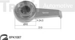 Фото Поліклиновий ремінний комплект TREVI AUTOMOTIVE KA1024