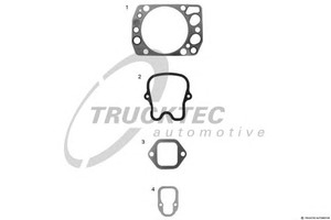 Фото Комплект прокладок, головка циліндра Trucktec 01.10.015