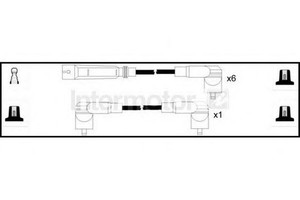 Фото Комплект дротів запалювання STANDARD 76266