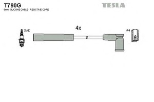 Фото Комплект дротів запалювання TESLA T790G