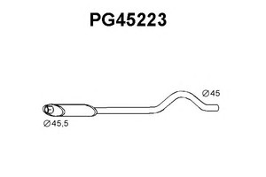 Фото Предглушитель выхлопных газов VENEPORTE PG45223