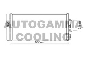 Фото Конденсатор, кондиціонер AUTOGAMMA 103775