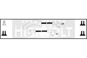 Фото Комплект дротів запалювання STANDARD OEF956