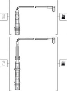 Фото Комплект дротів запалювання Magneti Marelli 941318111297