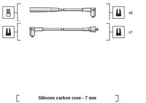 Фото Комплект дротів запалювання Magneti Marelli 941318111061