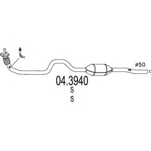 Фото Каталізатор MTS 04.3940
