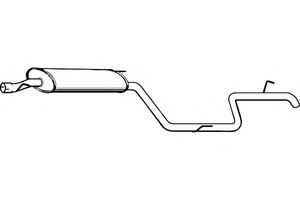 Фото Глушитель выхлопных газов конечный FENNO P3710