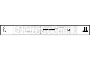 Фото Комплект дротів запалювання STANDARD OEK763