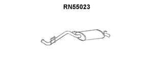 Фото Глушитель выхлопных газов конечный VENEPORTE RN55023