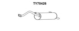 Фото Глушитель выхлопных газов конечный VENEPORTE TY70426