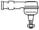 Фото Наконечник поперечной рулевой тяги FRAP 1519