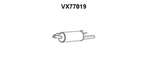 Фото Глушитель выхлопных газов конечный VENEPORTE VX77019