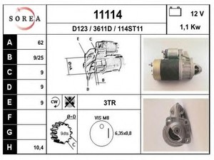 Фото Стартер EAI 11114