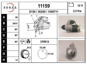 Фото Стартер EAI 11159