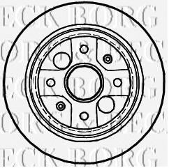 Фото Автозапчасть BORG & BECK BBD4988