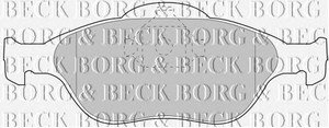 Фото Автозапчасть BORG & BECK BBP1615