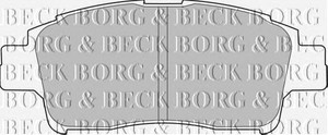 Фото Автозапчасть BORG & BECK BBP1681