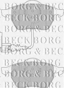 Фото Автозапчасть BORG & BECK BBP1734