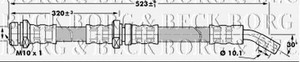 Фото Автозапчасть BORG & BECK BBH7201