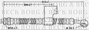 Фото Автозапчасть BORG & BECK BBH6798