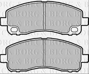 Фото Комплект гальмівних колодок, дискове гальмо BORG & BECK BBP2351