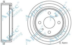 Фото Гальмівний барабан APEC braking DRM9121