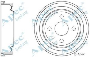 Фото Гальмівний барабан APEC braking DRM9126