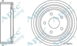 Фото Гальмівний барабан APEC braking DRM9505