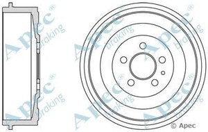 Фото Гальмівний барабан APEC braking DRM9710