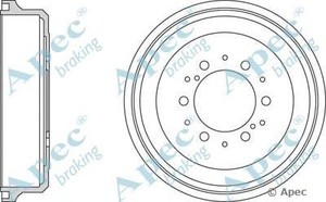 Фото Гальмівний барабан APEC braking DRM9900