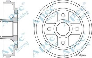 Фото Гальмівний барабан APEC braking DRM9934