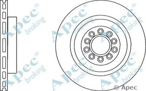 Фото Гальмівний диск APEC braking DSK2952