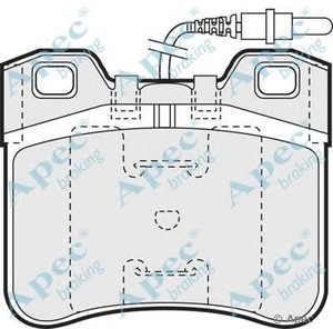 Фото Комлект гальмівних колодок, дисковий механізм APEC braking PAD647