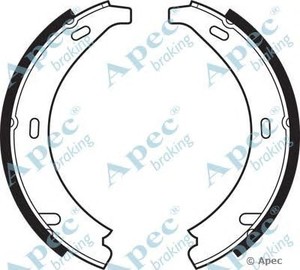 Фото Комплект тормозных колодок, стояночная тормозная система APEC braking SHU 363