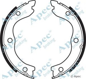 Фото Комплект тормозных колодок, стояночная тормозная система APEC braking SHU678