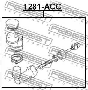 Фото Циліндр зчеплення головний Febest 1281ACC