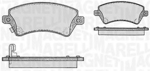 Фото Гальмівні колодки Magneti Marelli 363916060408