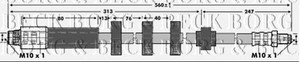 Фото Автозапчасть BORG & BECK BBH6905