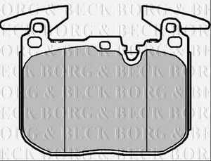 Фото Комплект гальмівних колодок, дискове гальмо BORG & BECK BBP2377