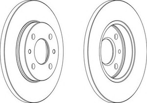 Фото Гальмівний диск WAGNER WGR01251