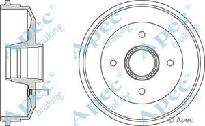 Фото Гальмівний барабан APEC braking DRM9153