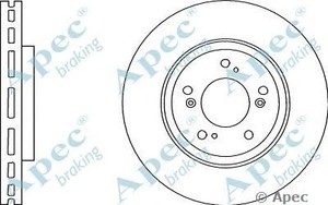 Фото Гальмівний диск APEC braking DSK2889