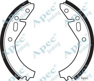 Фото Комплект гальмівних колодок APEC braking SHU12