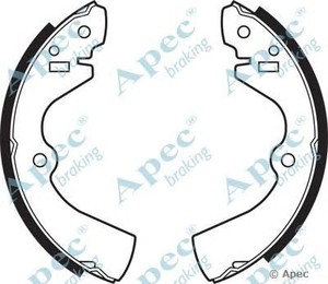 Фото Комплект гальмівних колодок APEC braking SHU404