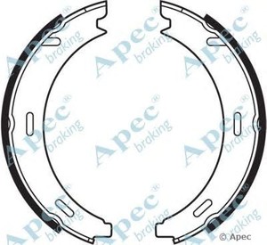 Фото Комплект гальмівних колодок APEC braking SHU705