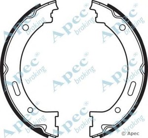 Фото Комплект тормозных колодок, стояночная тормозная система APEC braking SHU758