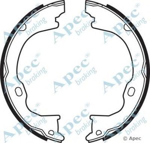 Фото Комплект тормозных колодок, стояночная тормозная система APEC braking SHU760