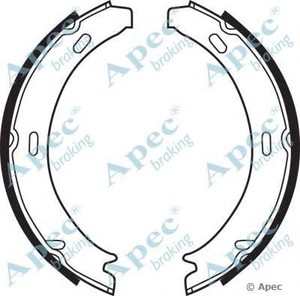 Фото Комплект тормозных колодок, стояночная тормозная система APEC braking SHU773